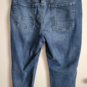 American Eagle button fly stretch jeans size 36x32
